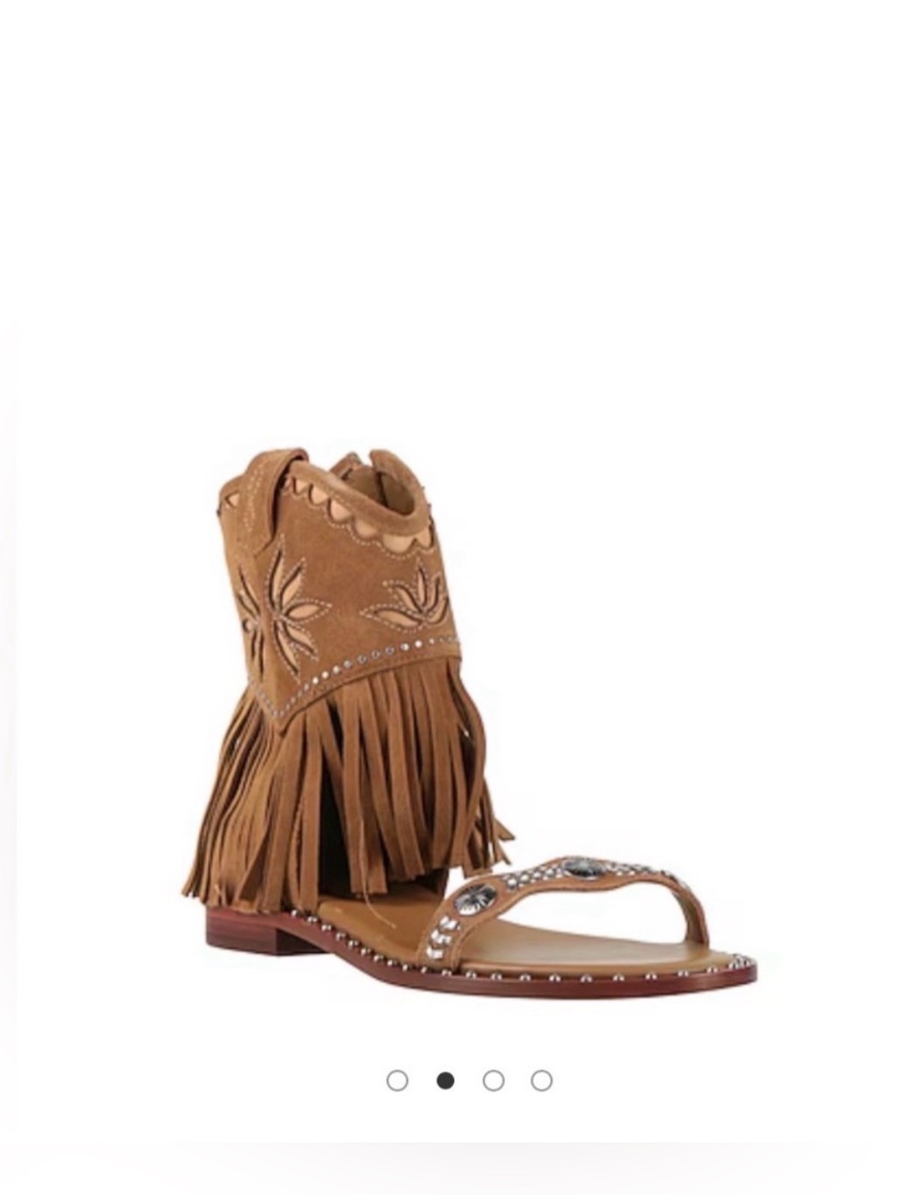 New In Box Free People x ASH Paquito Fringe Sandals
